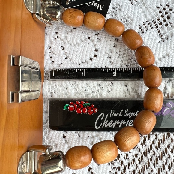 Marilyn Monroe 🆕/Vintage from 2002 Wooden Bag by Cielo Creations, tags attached - Picture 14 of 15